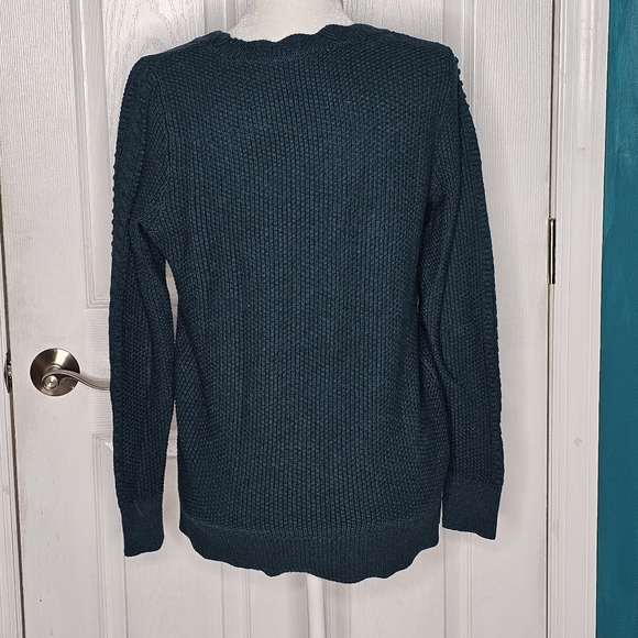 Loft Long Sleeve Sweater Hunter Green Medium - Picture 4 of 7